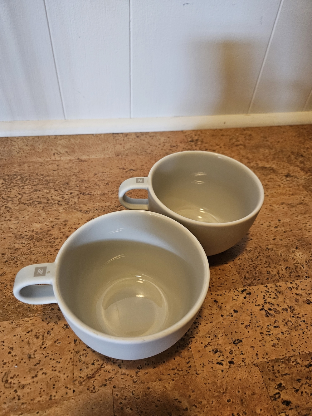 Nespresso Ceramic Espresso Cup - Light Gray (Set of 2)